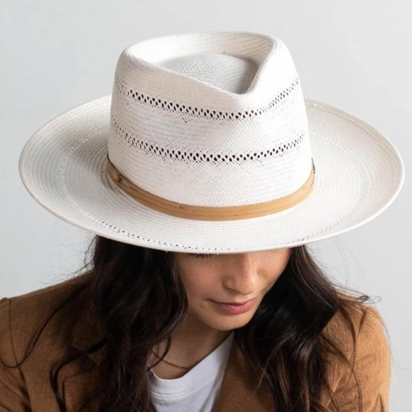 GIGI PIP Accessories - NWOT Gigi Pip Arlo Teardrop Straw Hat Size XL (61)